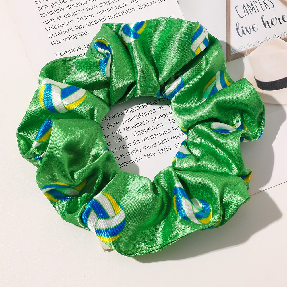 Fruit Print Scrunchie Plaid Hair Accessories Fashion Headband Women