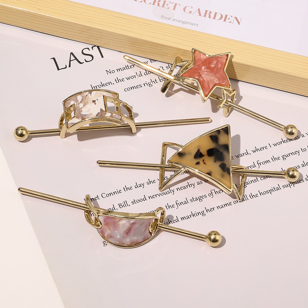  Hair Clips elegant Metal Forks Vintage Styling Hairpins