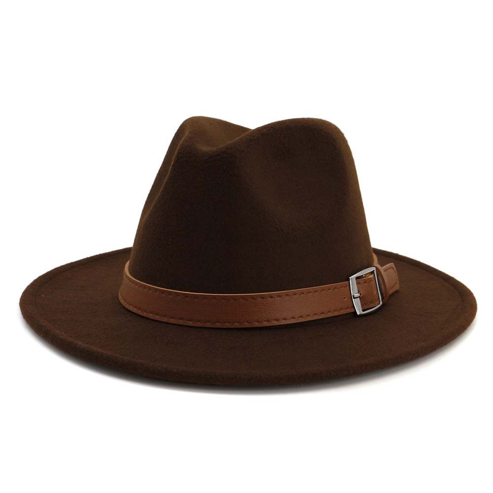 Winter Autumn Lmitation Woolen Women Ladies Fedoras Top Hat