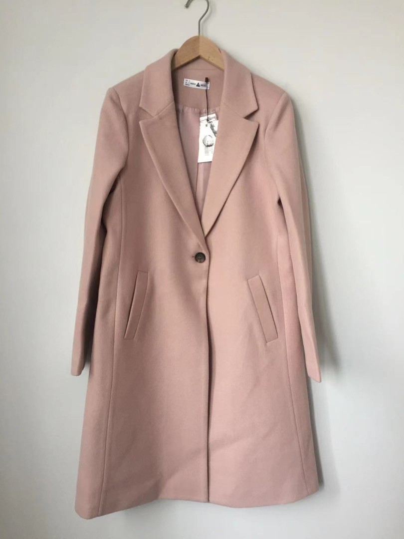 Women's Coat Long sleeve one button classic coat outerwear