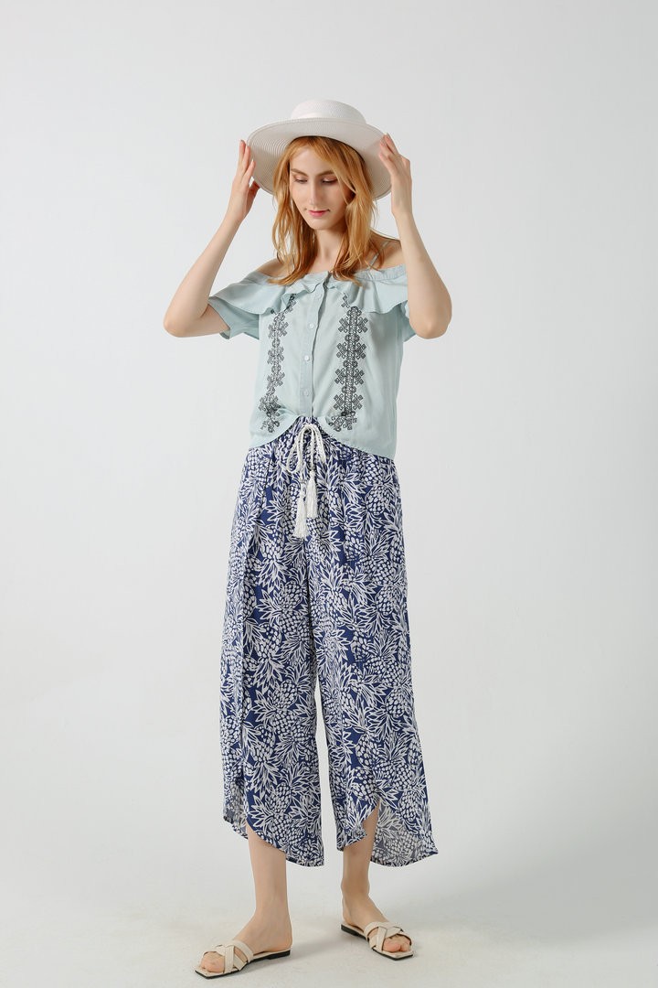 Women's Chiffon suit Summer girl's suit holiday suit shirts