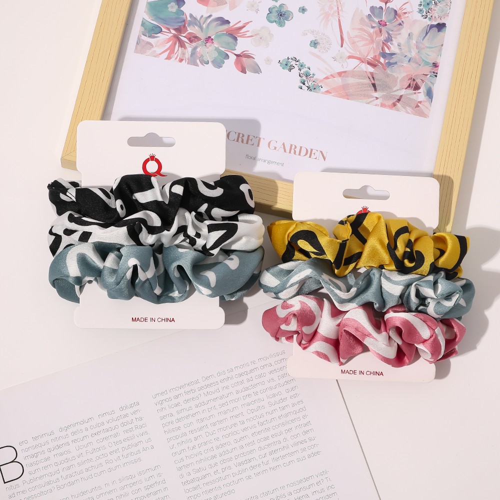 Fasihon Hair Scrunchies for Women Hair Ring Female Ponytail 