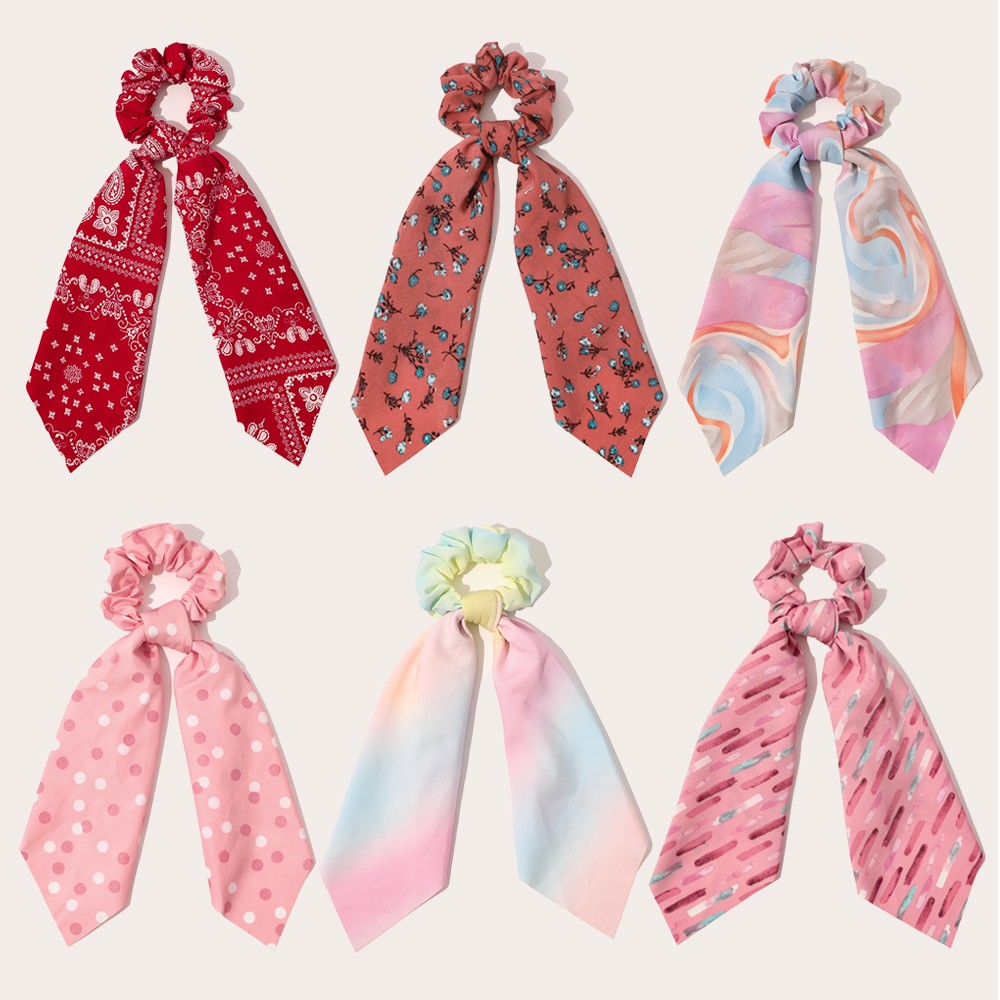 Elastic Hair Bands Scrunchies Rope Ties For Girls Women 